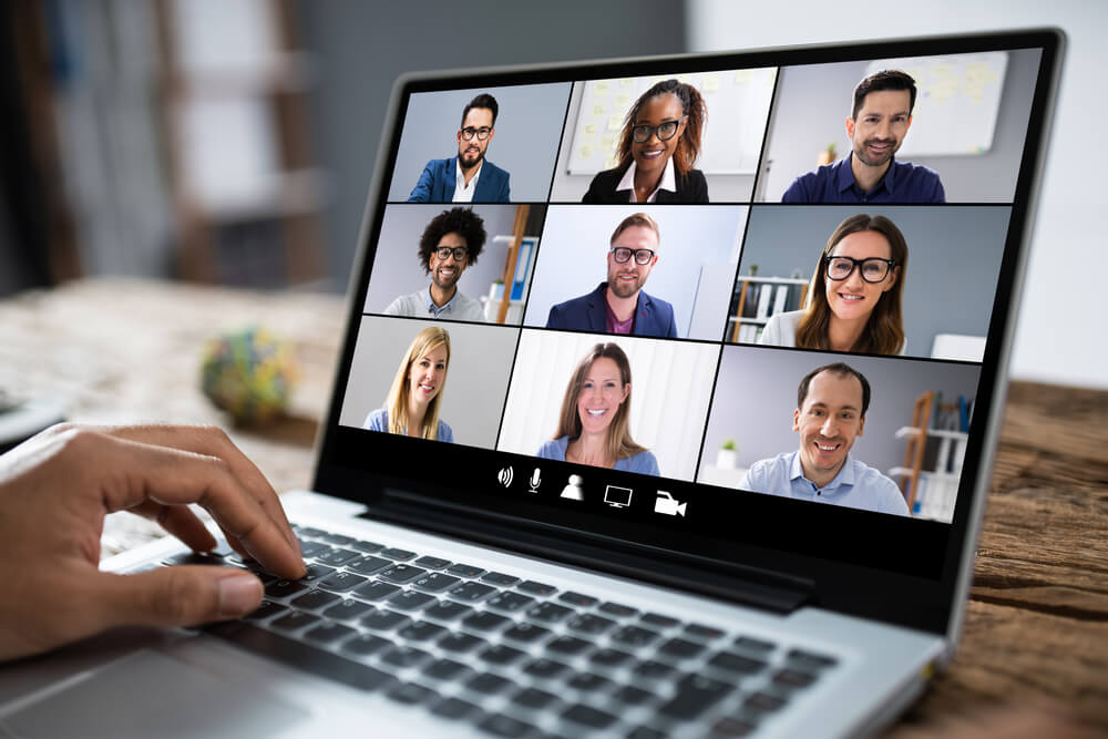 People on conference call to master anxiety with husain manjiyani